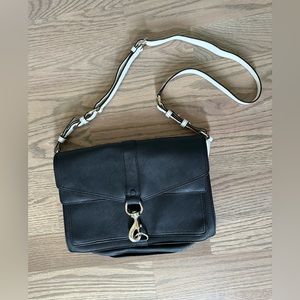 Rebecca Minkoff Hudson Moto Leather Crossbody Bag